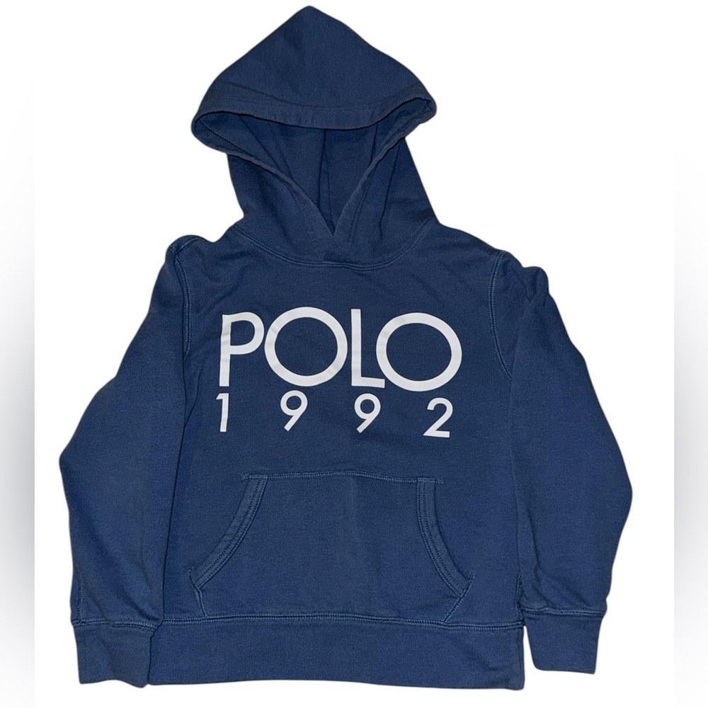 Boys Blue Polo Hoodie